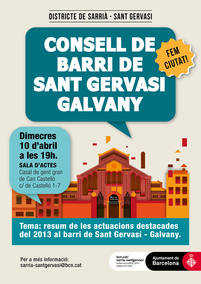 Cartell Consell de Barri Galvany